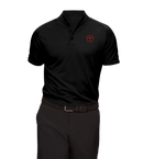 Collarless Black Polo Innovator