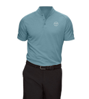 Collarless Teal Polo Innovator
