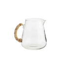 Glass Jar & Bamboo Handle