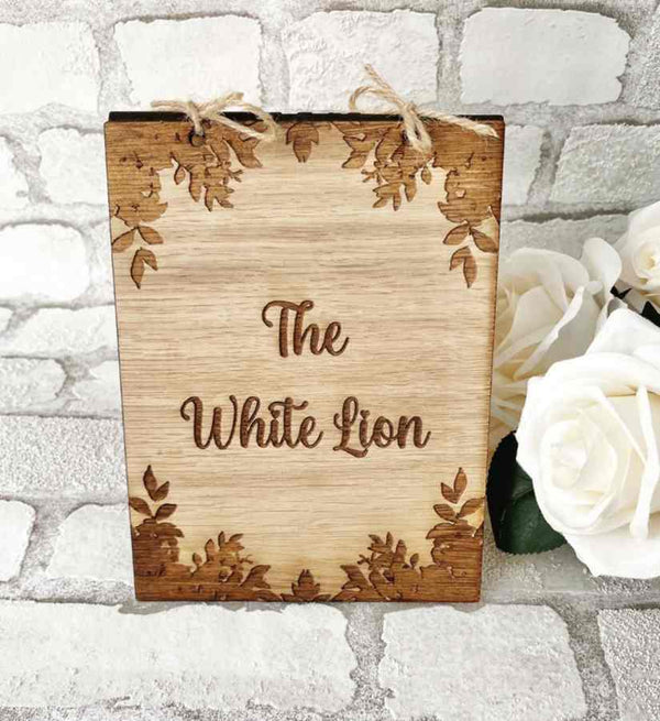 Personalised Wedding Table Name/Centrepiece