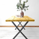 Rustic Kitchen Table | X-Frame