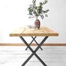 Rustic Kitchen Table | X-Frame