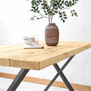 Rustic Kitchen Table | X-Frame