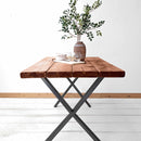 Rustic Kitchen Table | X-Frame