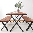 Rustic Furniture Set | X Frame