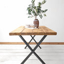 Rustic Kitchen Table | X-Frame
