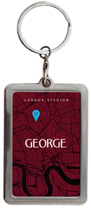 Metal Classic Keyring Nickel