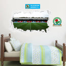 Blackburn Rovers F.C. - Smashed Ewood Park Stadium + Riversiders Wall Sticker Set