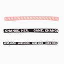 Blush Pink Sports Headbands - pack of 3 - MISS KICK -