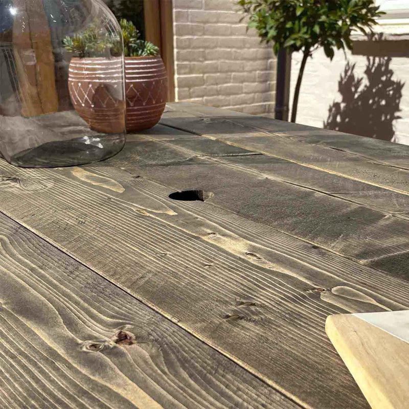Rustic Garden Table | Trapezium