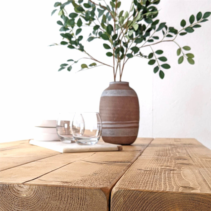 Rustic Kitchen Table | X-Frame