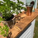 Thin Garden Floating Shelf | 22cm Depth