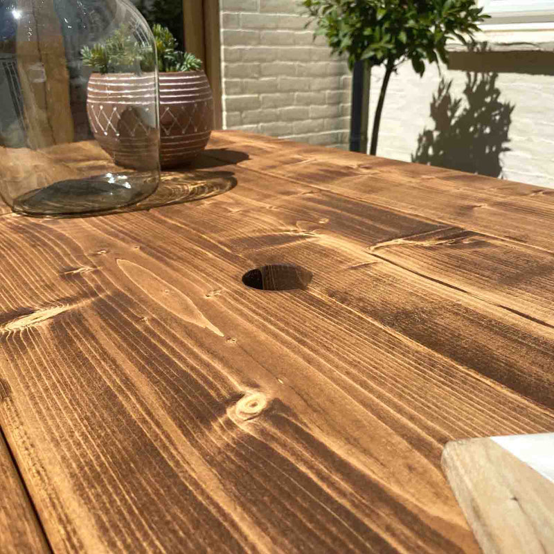 Rustic Garden Table | Trapezium