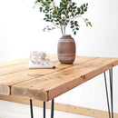 Rustic Kitchen Table | Hairpin Leg