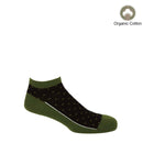 Polka Men's Organic Trainer Socks - Khaki