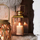 Antique Brass Lantern | Square