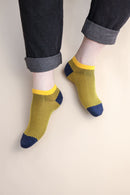 Lux Taylor Men's Trainer Socks - Yellow