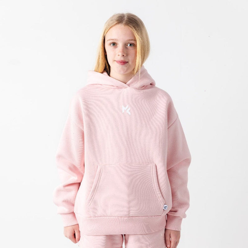 Girls Everyday Loose Fit Logo Hoodie - Blush