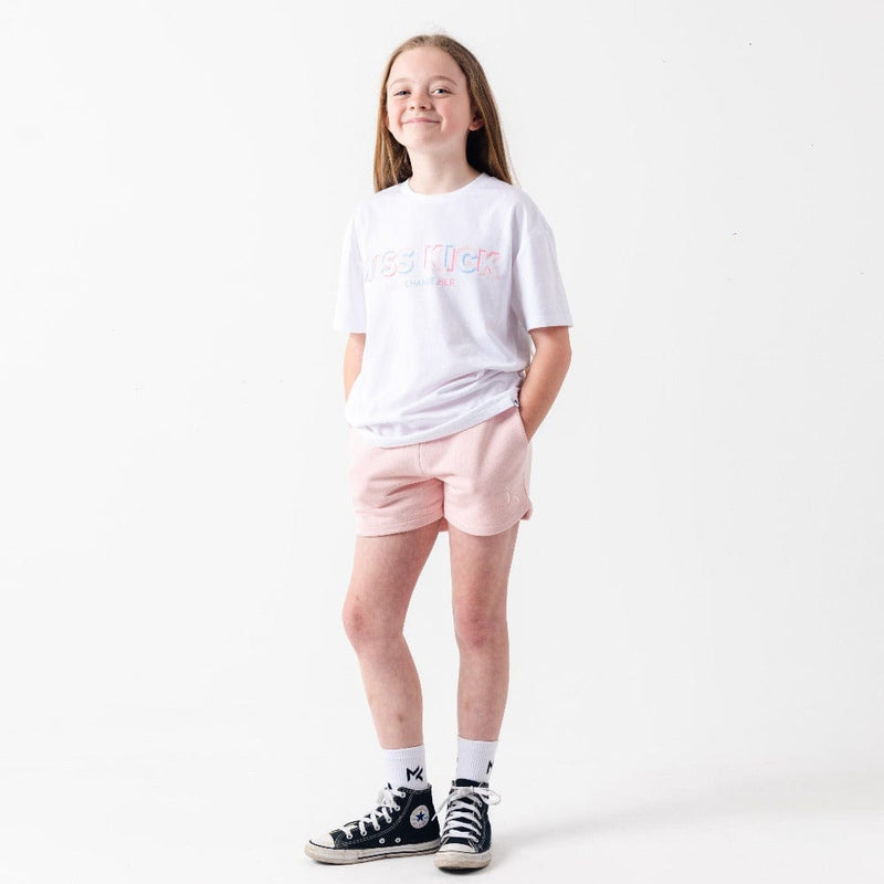 Girls Everyday Outline T-shirt - White