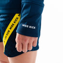 Women's Football 1/4 Zip Training Top Blue