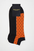 Polka Men's Organic Trainer Socks - Orange