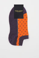 Polka Women's Organic Trainer Socks - Berry