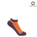 Polka Women's Organic Trainer Socks - Berry