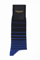 Retro Stripe Men's Socks - Black