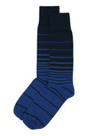 Retro Stripe Men's Socks - Black