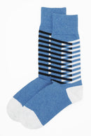 Symmetry Organic Men's Socks - Blue