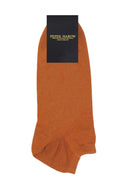 Classic Men's Trainer Socks - Burnt Orange