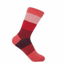 Block Stripe Women's Socks - Fire