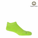 Organic Men's Trainer Sport Socks - Neon