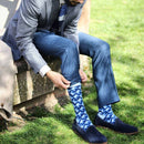 Triangle Men's Socks - Navy