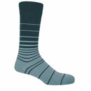 Retro Stripe Men's Socks - Blue