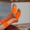 Symmetry Organic Men's Socks - Orange