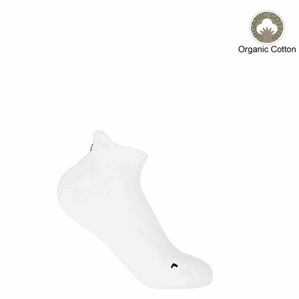 Organic Women's Trainer Sport Socks - White