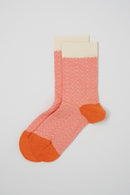 Zigzag Women's Socks - Pink