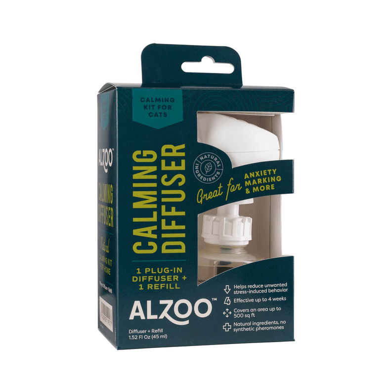 🐱 ALZOO Plant-Based Calming Diffuser Kit for Cats 🌿