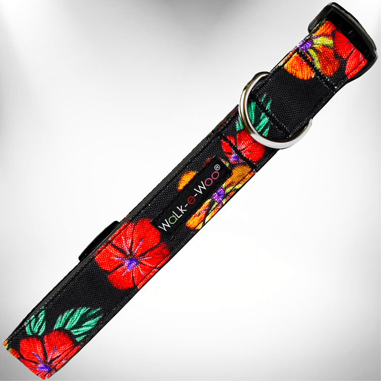 🐾 Nature-Inspired Art Fashion Nylon Dog Collars 🌿