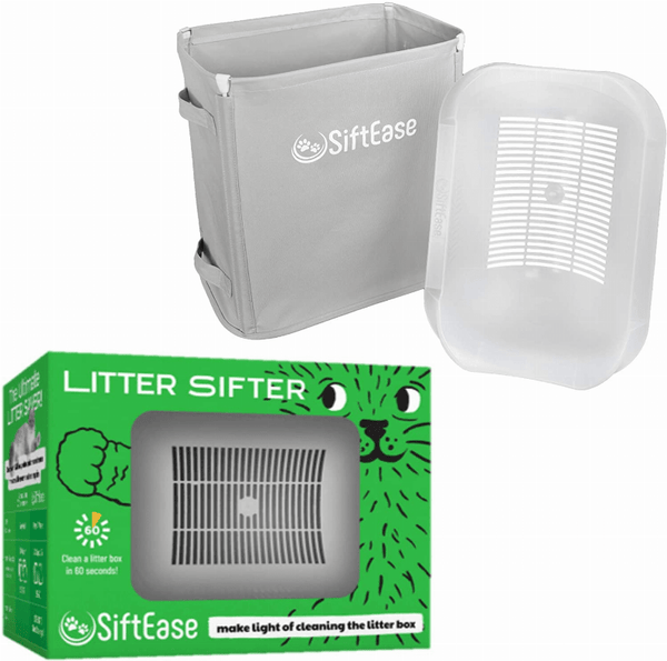 🐱 SiftEase: Ultimate Litter Box Cleaning Solution 🧼
