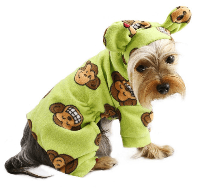 🐕 Fuzzy Silly Monkey Fleece Dog Pajamas 🐒