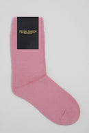 Plain Women's Bed Socks - Pink