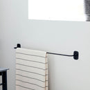Metal Hanging Rail | Black