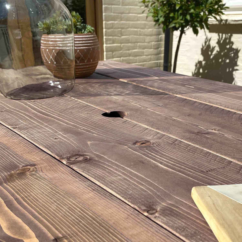 Rustic Garden Table | A Frame