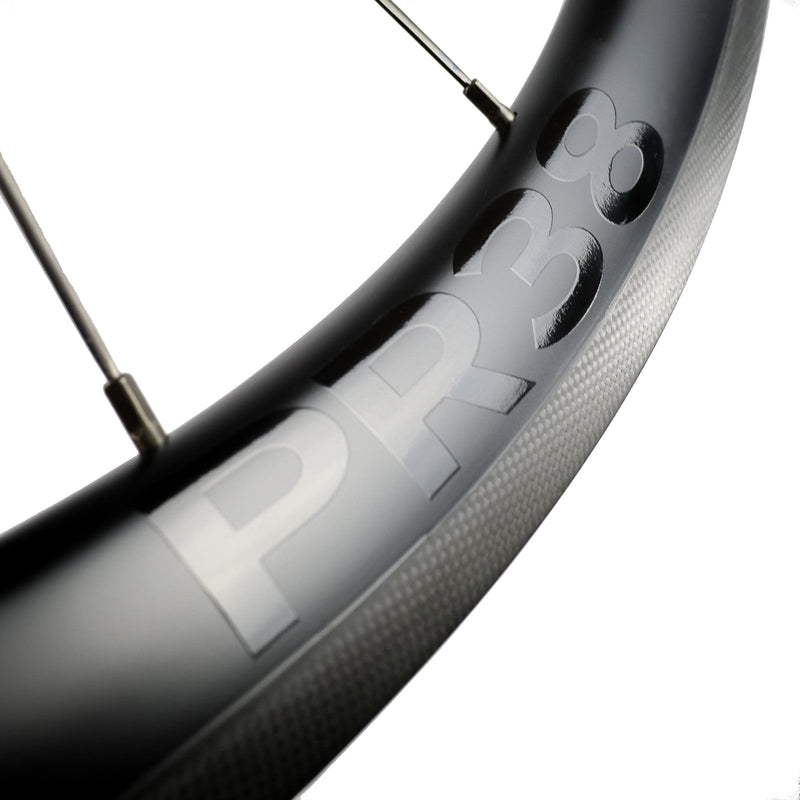 PR38 - Carbon Rim Brake Wheelset Rim Decals