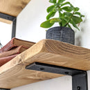 Metal Shelf Brackets | Set of 2