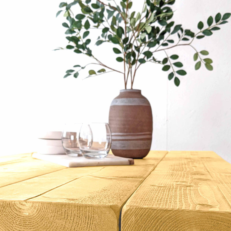 Rustic Kitchen Table | X-Frame