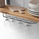 Metal Wine Glass Rack | Black