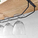 Metal Wine Glass Rack | Black